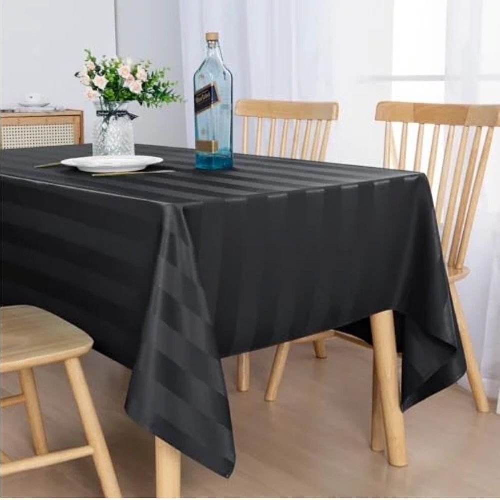 Elegant (60 X 104 )Microfiber Tablecloth Stain and Water Resistant